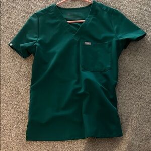 NEVER WORN, new without tags, Figs Teal Technical Collection Top